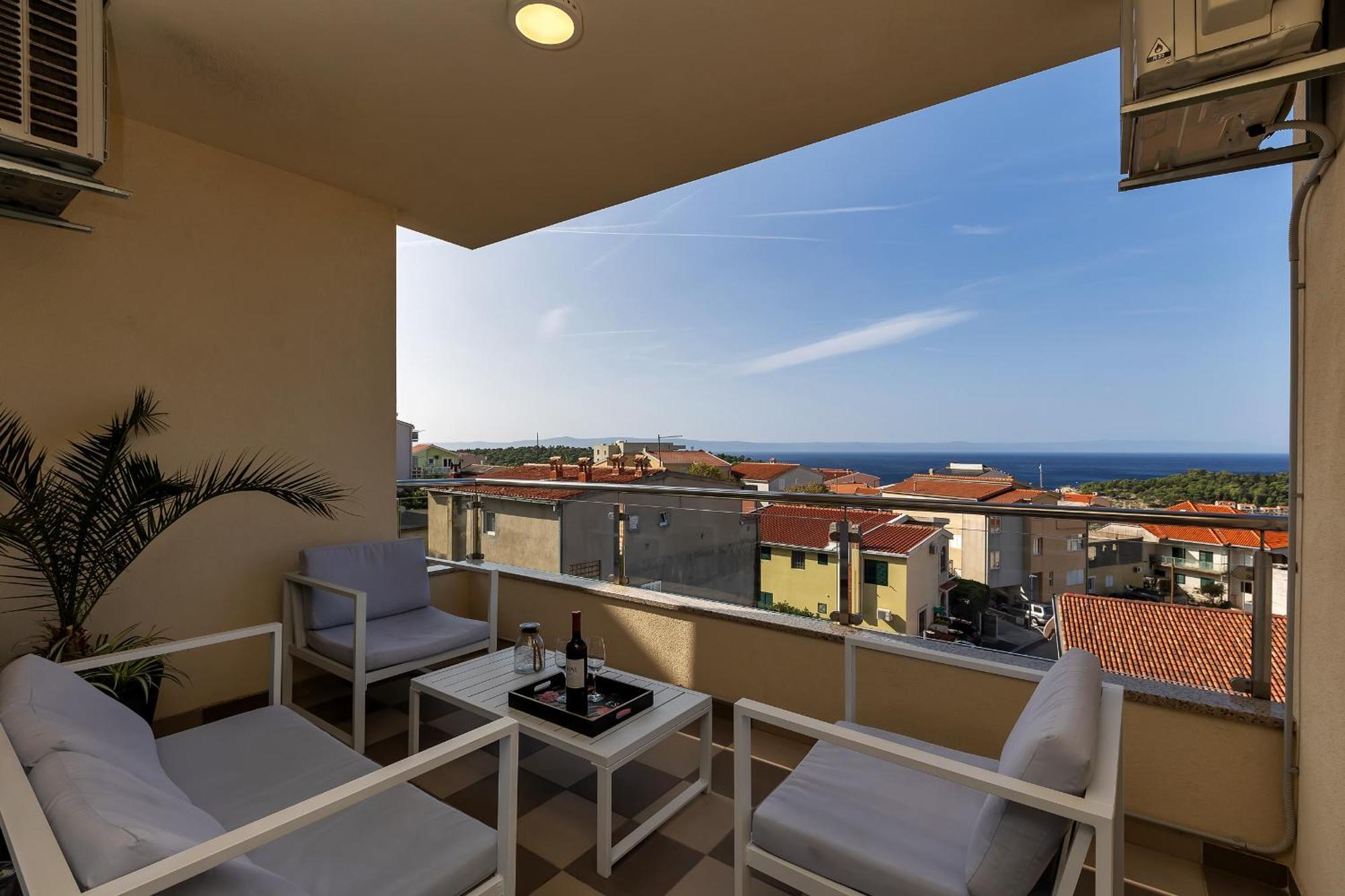 Sea View Apartments Dammi With Free Parking Makarska Luaran gambar